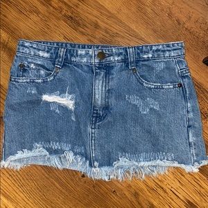 Free people mini skirt